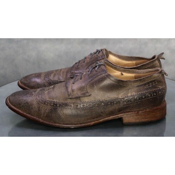 ECCO VT6 Men\'s Wingtip Oxfords Dress Shoes Size EU 43 US 9-9.5 Made In Italy main image 5